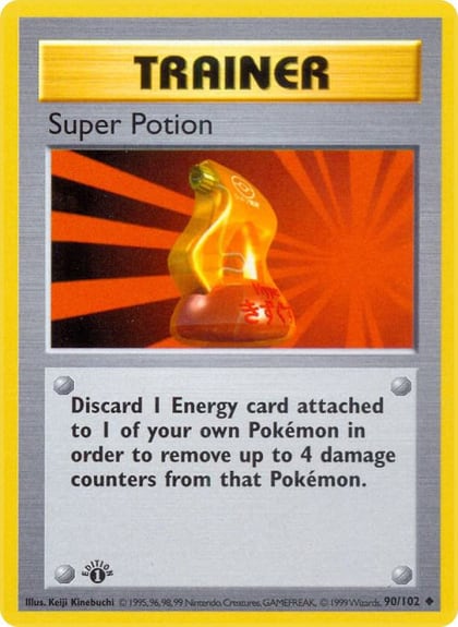 Super Potion, Base Set (Shadowless) 090/102
