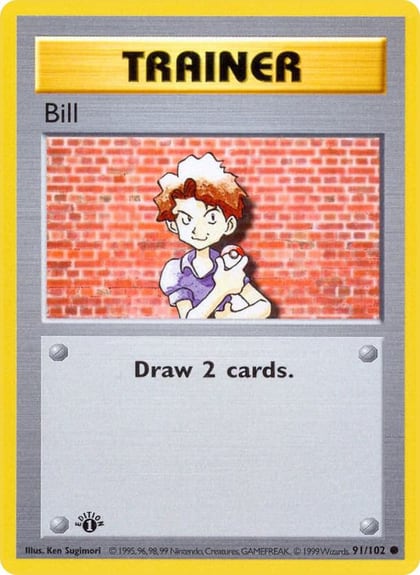 Bill, Base Set (Shadowless) 091/102