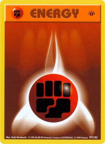 Fighting Energy, Base Set (Shadowless) 097/102