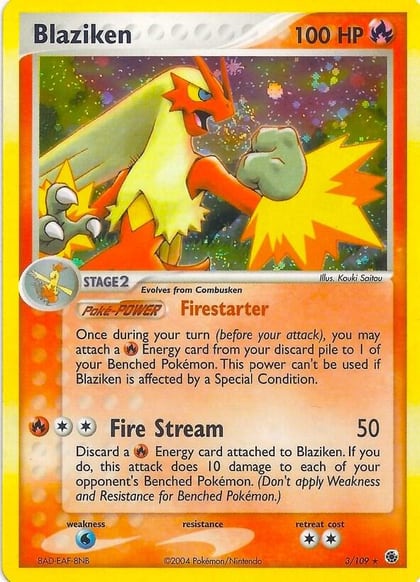 Blaziken (Holo), EX Battle Stadium 3