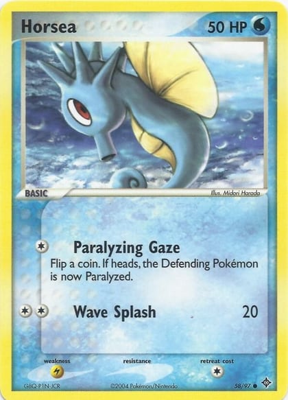 Horsea, EX Battle Stadium 58