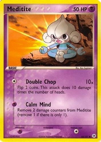 Meditite, EX Battle Stadium 65