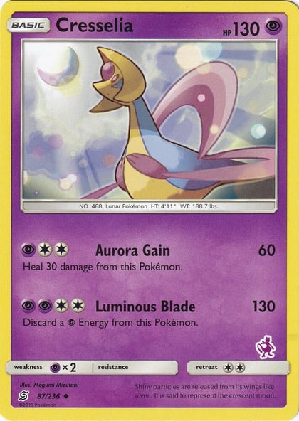 Cresselia - 87/236 (Mewtwo Stamped), Battle Academy 087/236