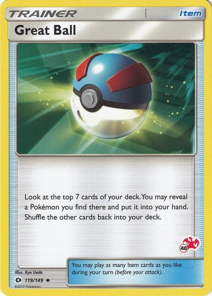 Great Ball - 119/149 (#48 Charizard Stamped), Battle Academy 119/149