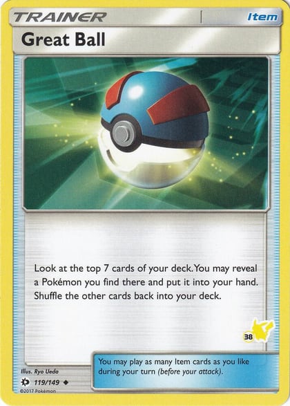 Great Ball - 119/149 (#38 Pikachu Stamped), Battle Academy 119/149