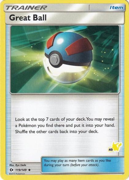 Great Ball - 119/149 (#49 Pikachu Stamped), Battle Academy 119/149