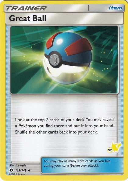 Great Ball - 119/149 (#57 Pikachu Stamped), Battle Academy 119/149