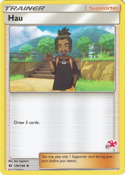 Hau - 120/149 (#57 Charizard Stamped), Battle Academy 120/149