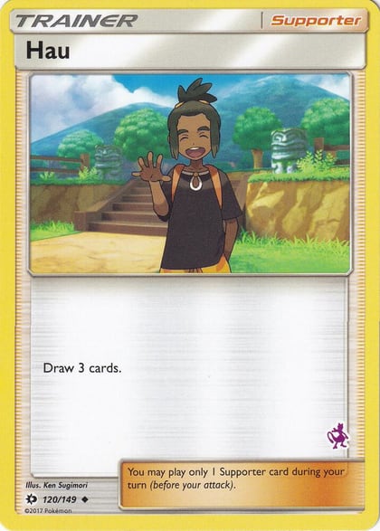 Hau - 120/149 (Mewtwo Stamped), Battle Academy 120/149