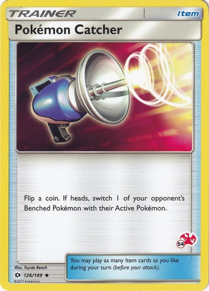 Pokemon Catcher - 126/149 (#54 Charizard Stamped), Battle Academy 126/149