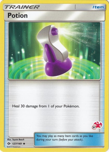 Potion - 127/149 (#37 Charizard Stamped), Battle Academy 127/149