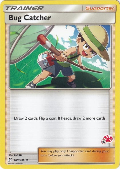 Bug Catcher - 189/236 (#47 Charizard Stamped), Battle Academy 189/236