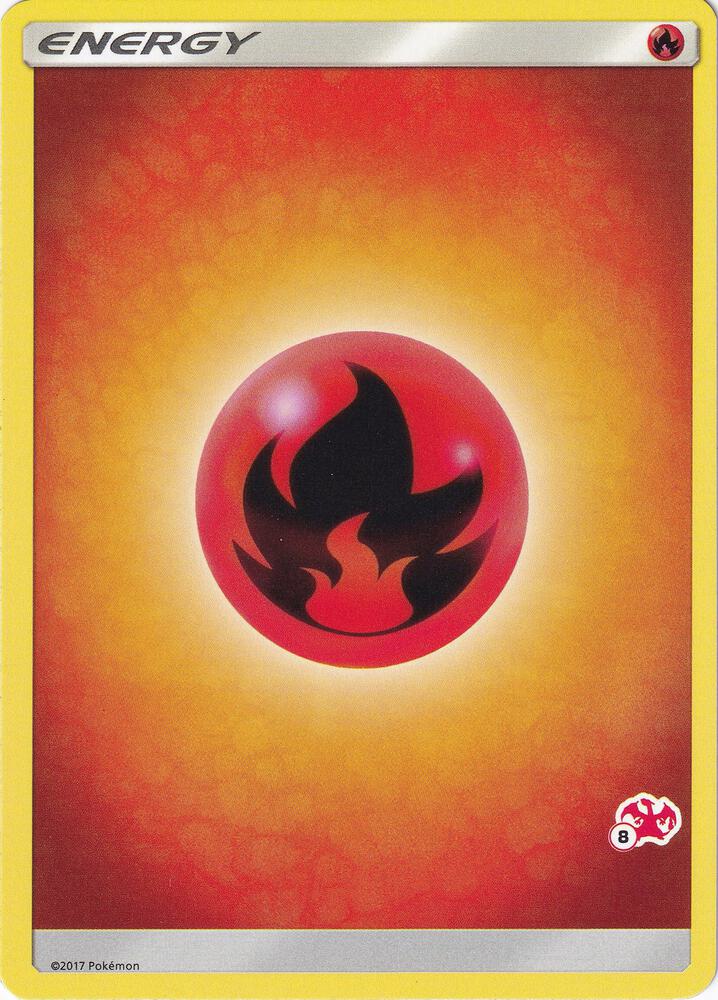 Fire Energy (#8 Charizard Stamped), Battle Academy P219034