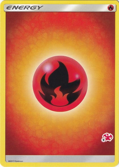 Fire Energy (#9 Charizard Stamped), Battle Academy P219035