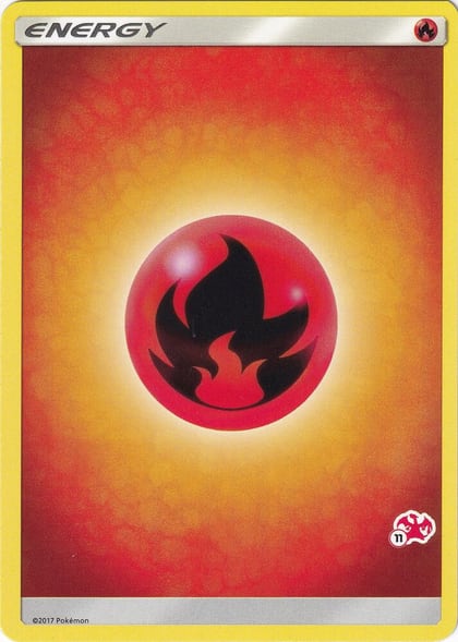 Fire Energy (#11 Charizard Stamped), Battle Academy P219037
