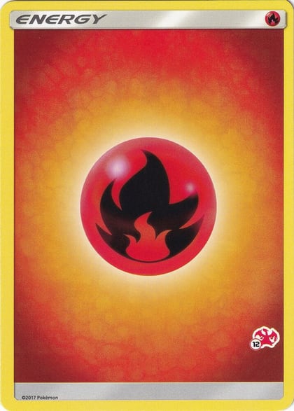 Fire Energy (#12 Charizard Stamped), Battle Academy P219038