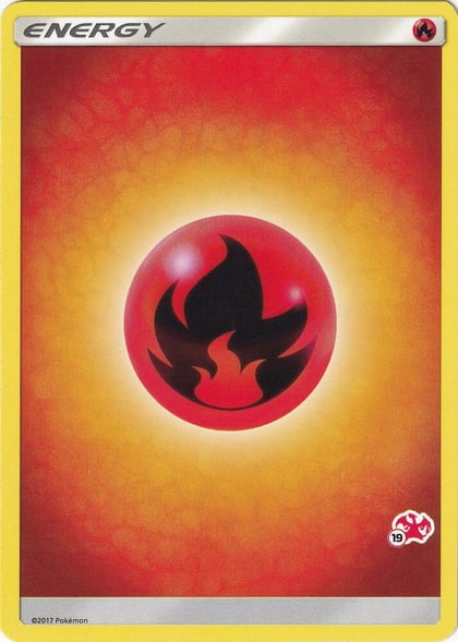 Fire Energy (#19 Charizard Stamped), Battle Academy P219040