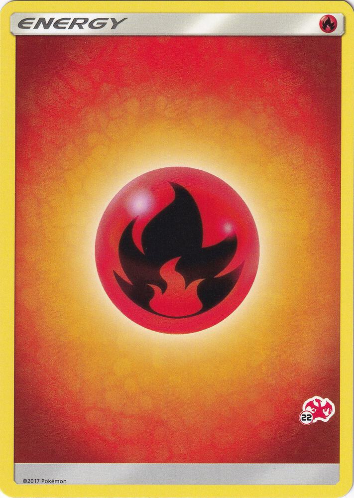 Fire Energy (#22 Charizard Stamped), Battle Academy P219042