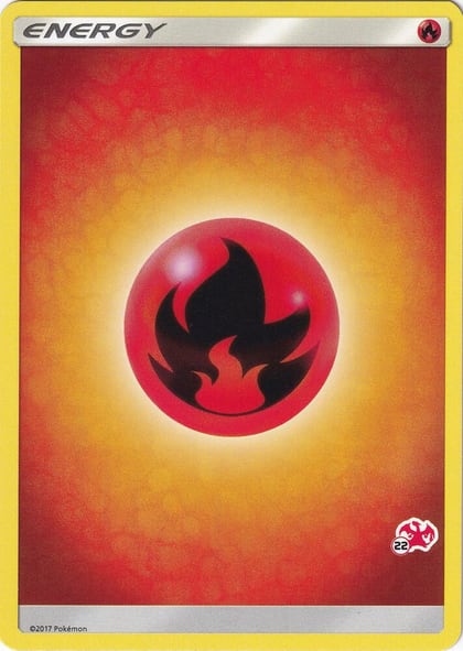 Fire Energy (#22 Charizard Stamped), Battle Academy P219042