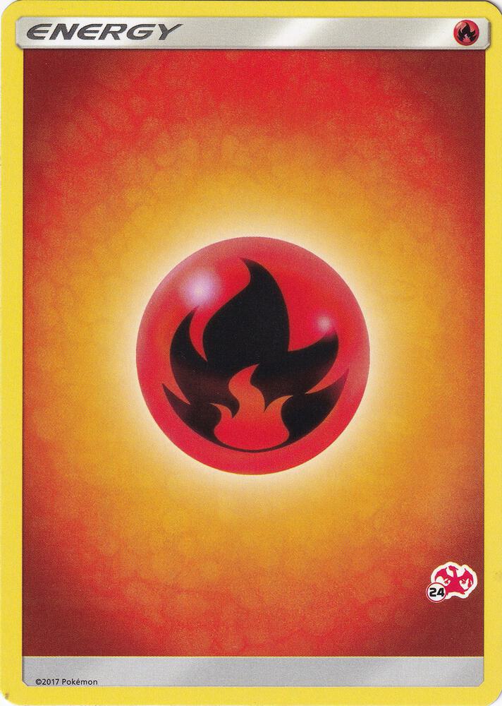 Fire Energy (#24 Charizard Stamped), Battle Academy P219043