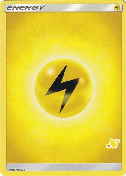 Lightning Energy (#11 Pikachu Stamped), Battle Academy P219141