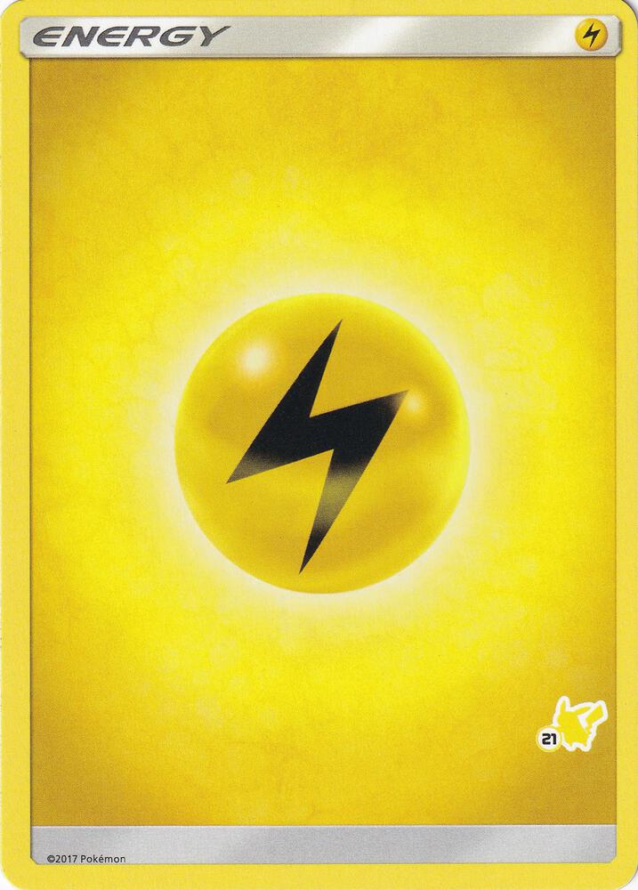 Lightning Energy (#21 Pikachu Stamped), Battle Academy P219146