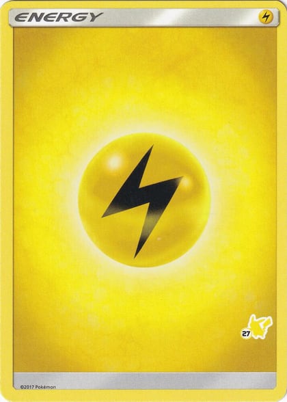 Lightning Energy (#27 Pikachu Stamped), Battle Academy P219148
