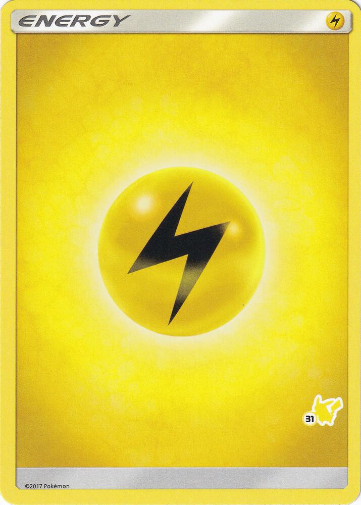 Lightning Energy (#31 Pikachu Stamped), Battle Academy P219149