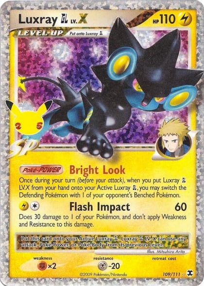 Luxray GL LV.X, Celebrations: Classic Collection 109/111