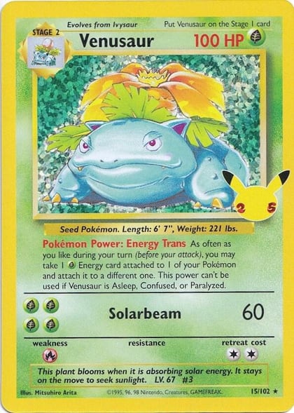 Venusaur, Celebrations: Classic Collection 15/102