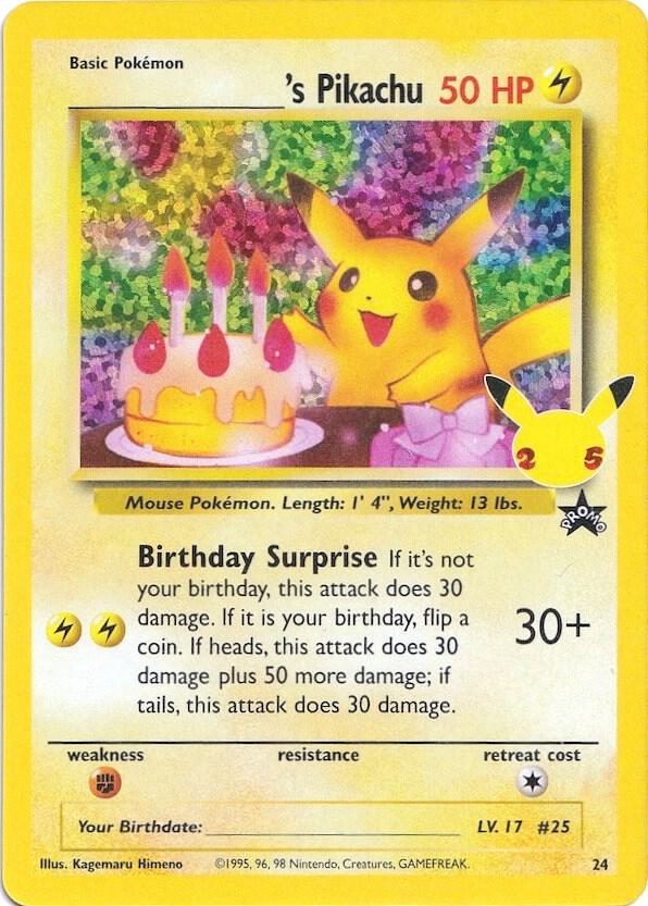 ______'s Pikachu, Celebrations: Classic Collection 24/53