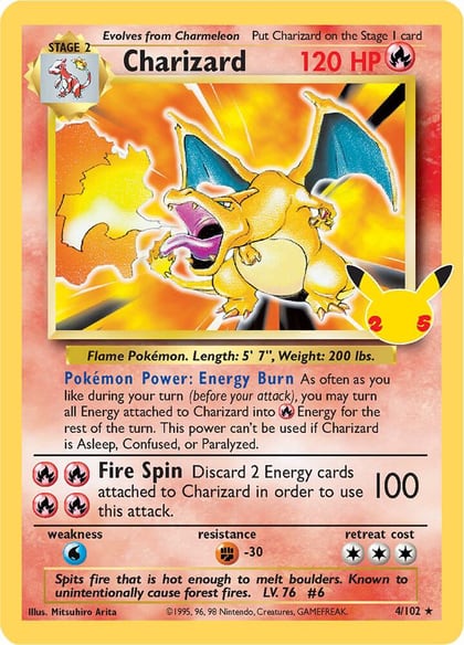 Charizard, Celebrations: Classic Collection 4/102