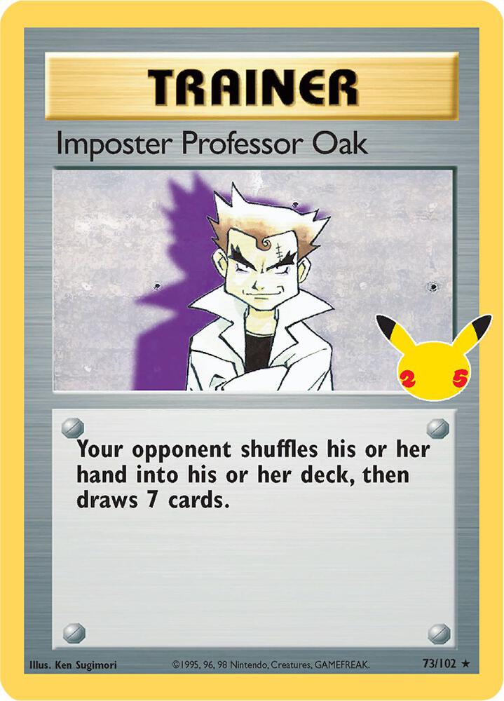 Imposter Professor Oak, Celebrations: Classic Collection 73/102