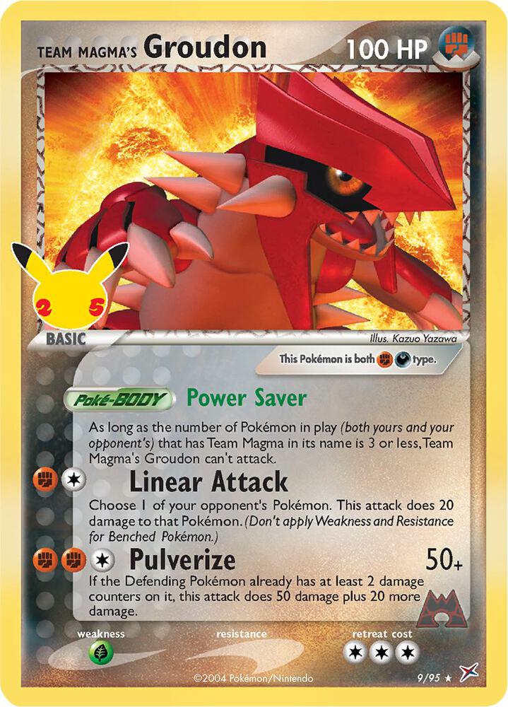 Team Magma's Groudon, Celebrations: Classic Collection 9/95