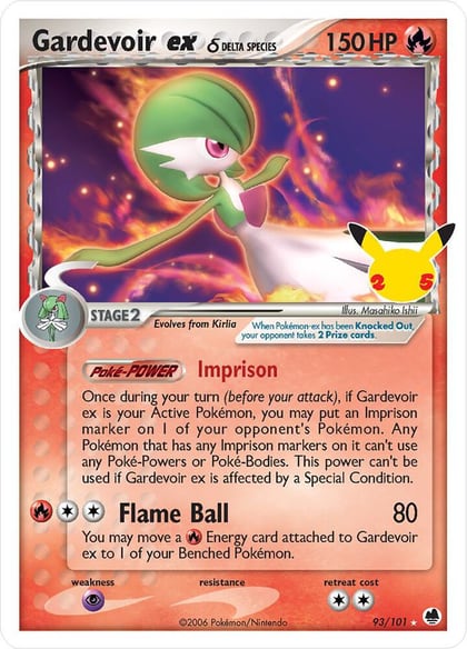 Gardevoir ex (Delta Species), Celebrations: Classic Collection 93/101