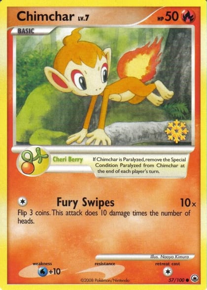 Chimchar - 57/100, Countdown Calendar Promos 057/100