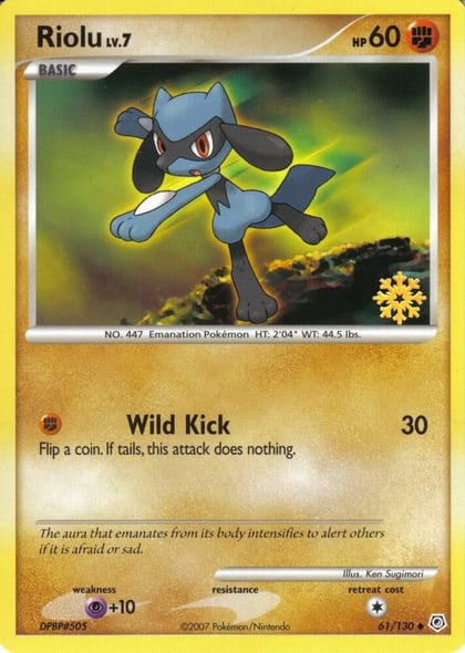 Riolu - 61/130, Countdown Calendar Promos 061/130