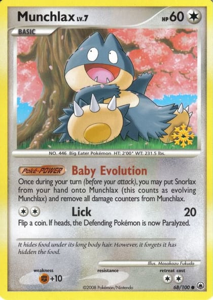 Munchlax - 68/100, Countdown Calendar Promos 068/100