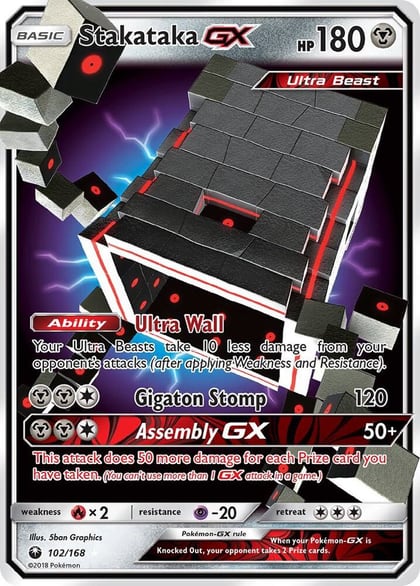 Stakataka GX, SM - Celestial Storm 102/168