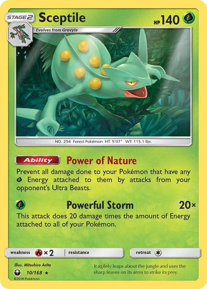 Sceptile, SM - Celestial Storm 10/168