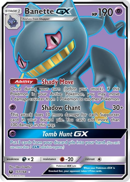 Banette GX (Full Art), SM - Celestial Storm 157/168