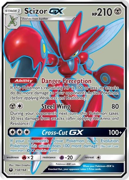 Scizor GX (Full Art), SM - Celestial Storm 158/168