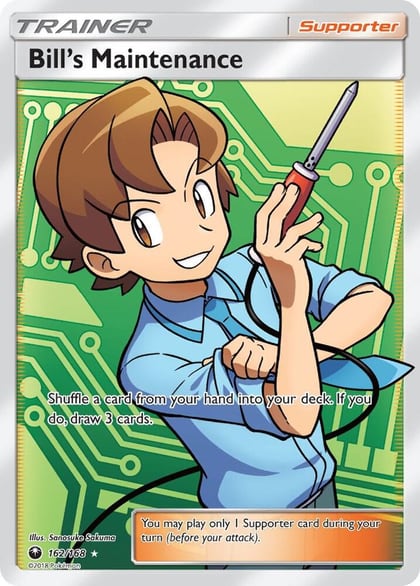 Bill's Maintenance (Full Art), SM - Celestial Storm 162/168