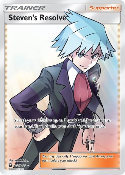Steven's Resolve (Full Art), SM - Celestial Storm 165/168
