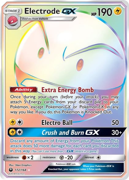 Electrode GX (Secret), SM - Celestial Storm 172/168