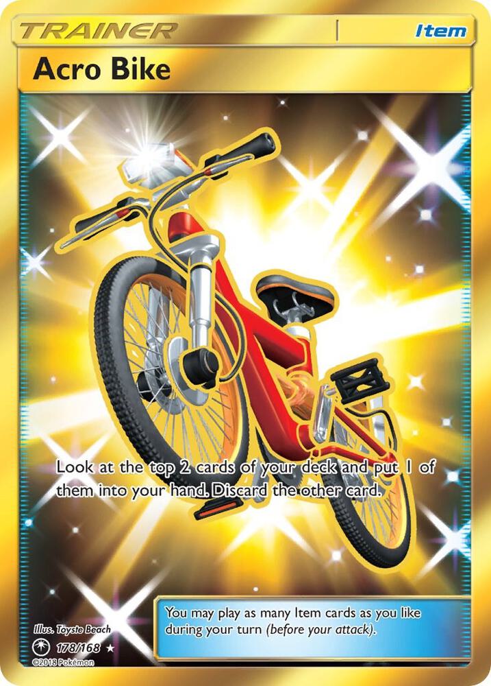 Acro Bike (Secret), SM - Celestial Storm 178/168