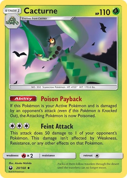 Cacturne, SM - Celestial Storm 20/168