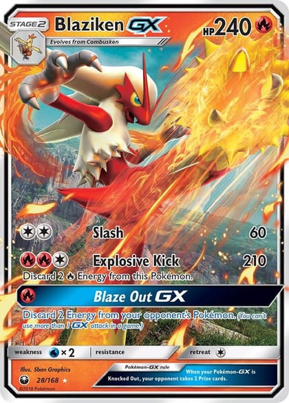 Blaziken GX, SM - Celestial Storm 28/168