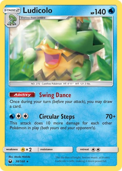 Ludicolo, SM - Celestial Storm 38/168