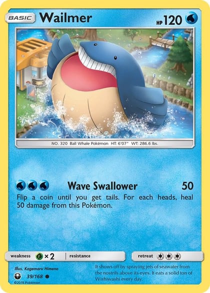 Wailmer, SM - Celestial Storm 39/168